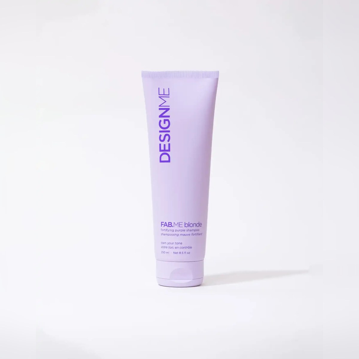 FAB.ME Fortifying Purple Shampoo — зміцнюючий та зволожуючий фіолетовий шампунь 250 мл